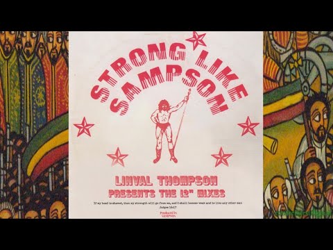 洋楽 Strong Like Samson Linval Thompson LP Strong Like Sampson Linval Thompson Presents The 12