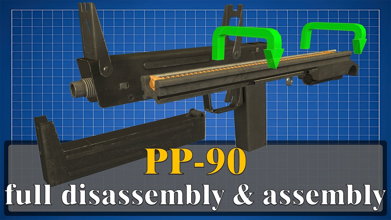 PP-90: full disassembly & assembly - YouTube