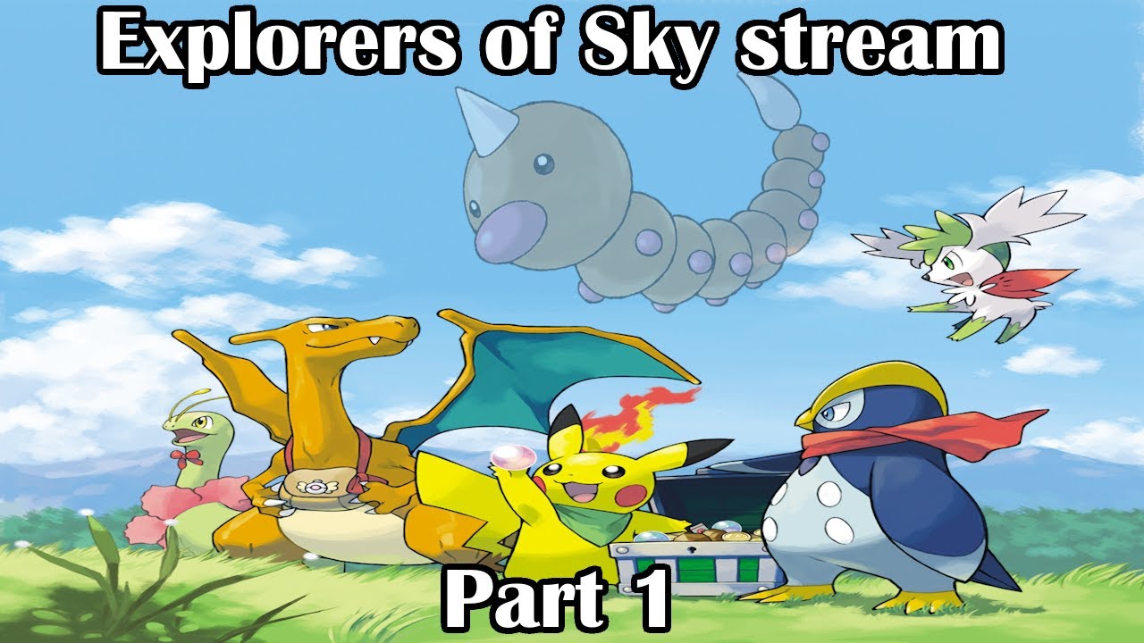 Pokemon Mystery Dungeon: Explorers of Sky stream part 1- personality