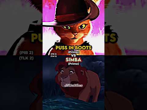 Puss In Boots Vs Simba