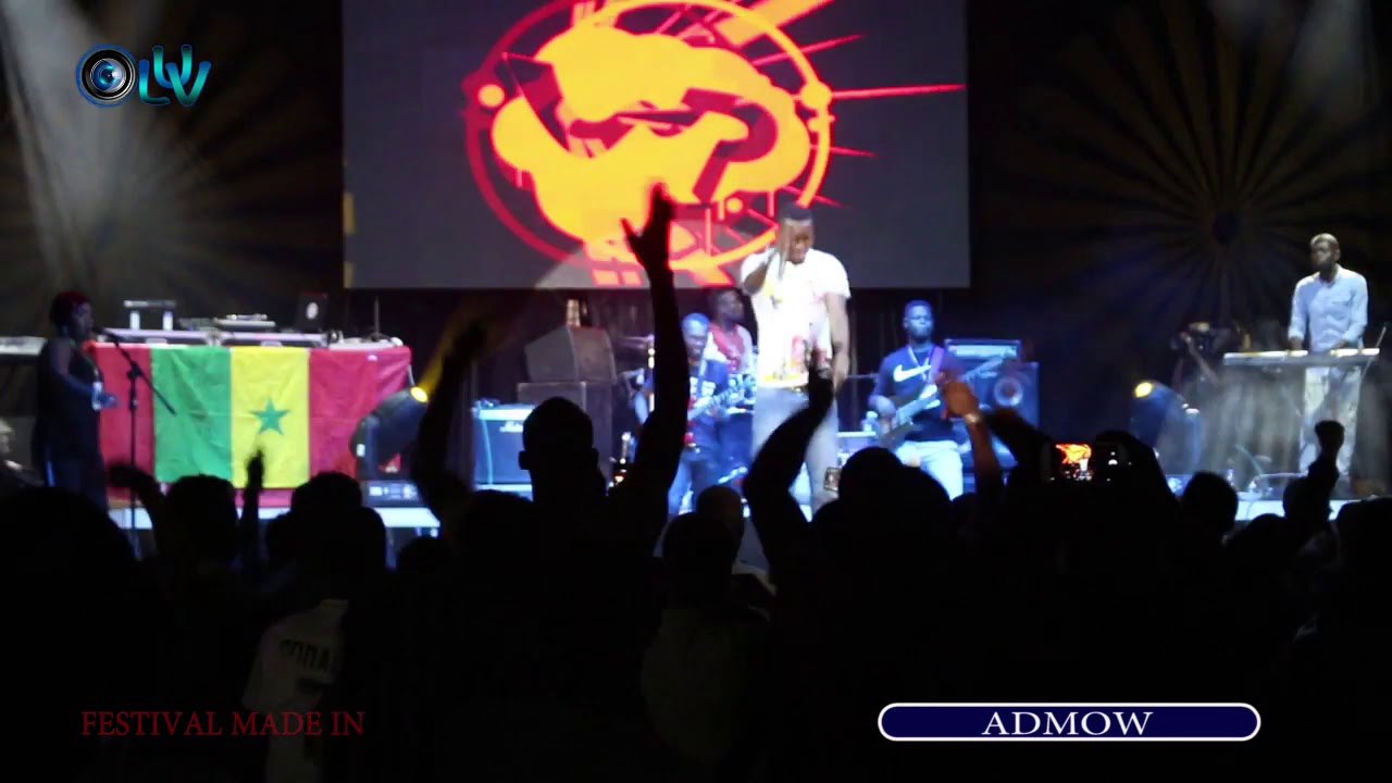 ADMOW EN LIVE BAND AVEC LE ICE CREW AU FESTIVAL MADE IN 2019 DOUTA SECK ...