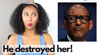 President Kagame Put Her In Her Place