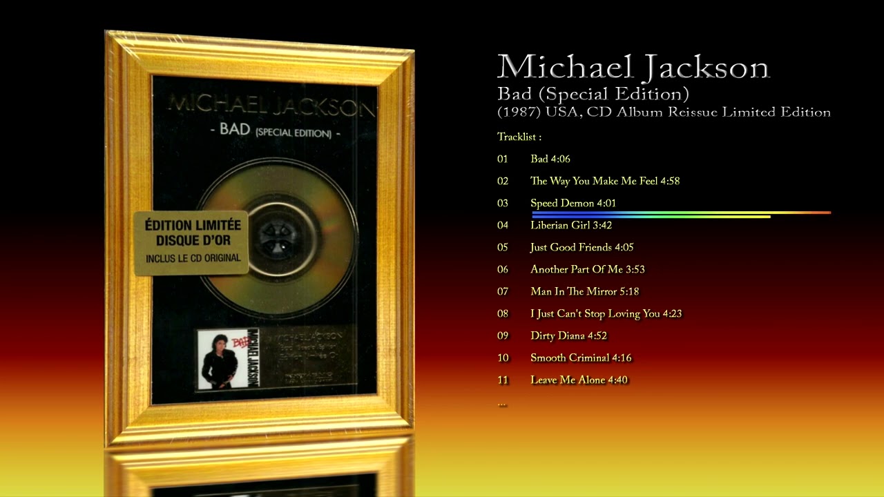 Michael Jackson (1987) Bad (Special Edition) [2007 FRENCH CD
