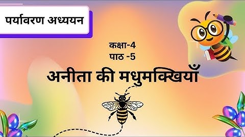 Class 4, EVS, अनिता की मधुमक्खियाँ