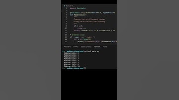 How to Implement LRU Caching in Python with @functools.lru_cache