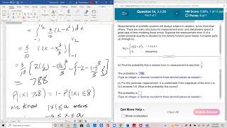 Probability and Statistics Lesson 19:  Finding Probabilities involving absolute values