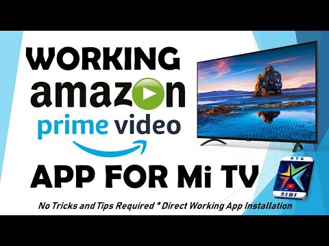 Working Amazon Prime Video App For MI TV Old Series