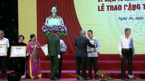 Chủ tịch Quốc hội dự lễ trao bằng Tổ quốc ghi công | Truyền hình Nghệ An