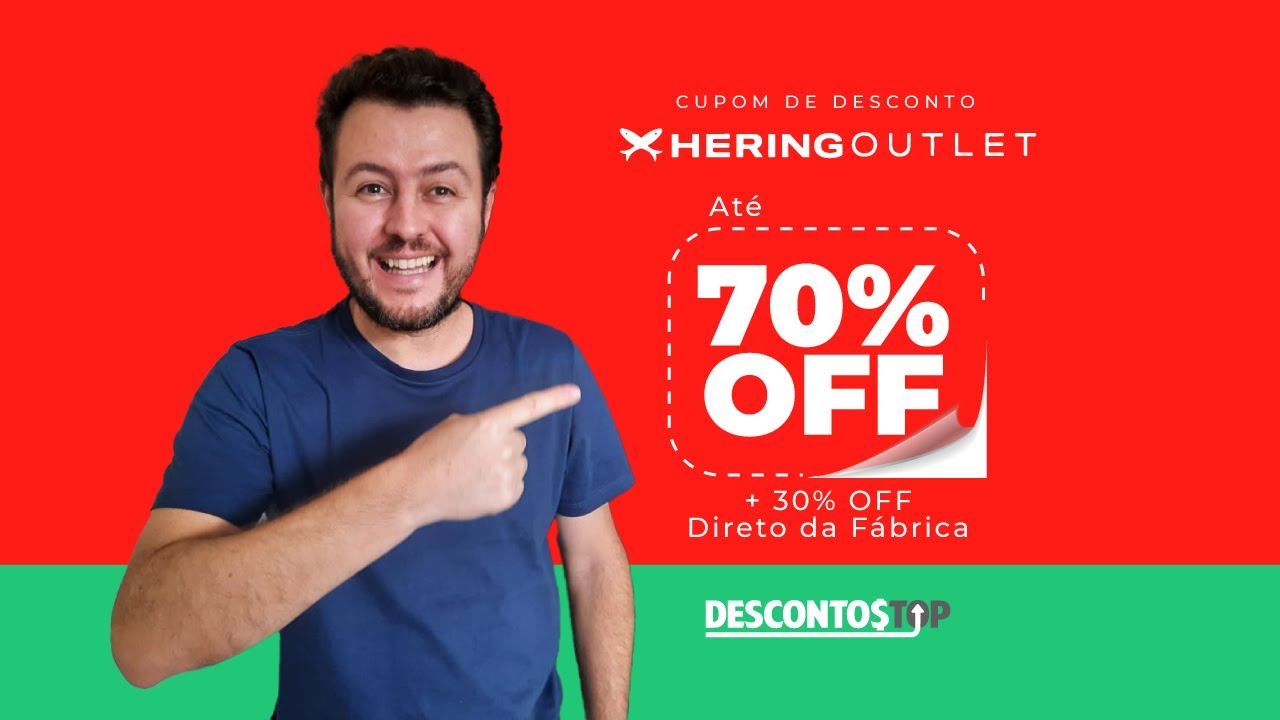 Roupas Hering com 60% de desconto: Saiba como usar cupom e pagar menos