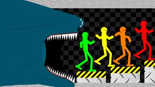 Survival Stickman Race - Escape From Dangerous El Gran Maja