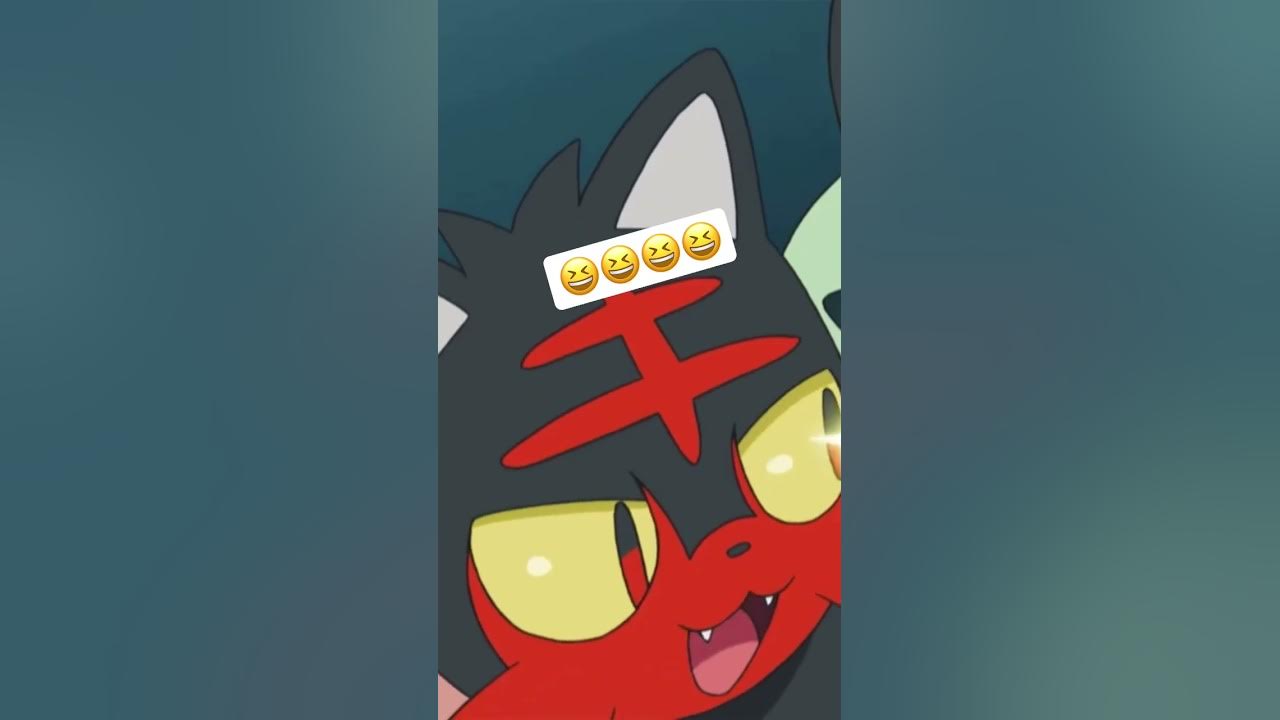 Litten slapping Ash to wake him up 😆 YouTube