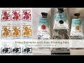 Using Extender with Lino Printing Inks