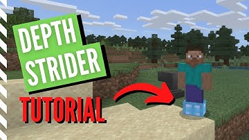 Minecraft DEPTH STRIDER Enchantment Tutorial (What it Does & More)
