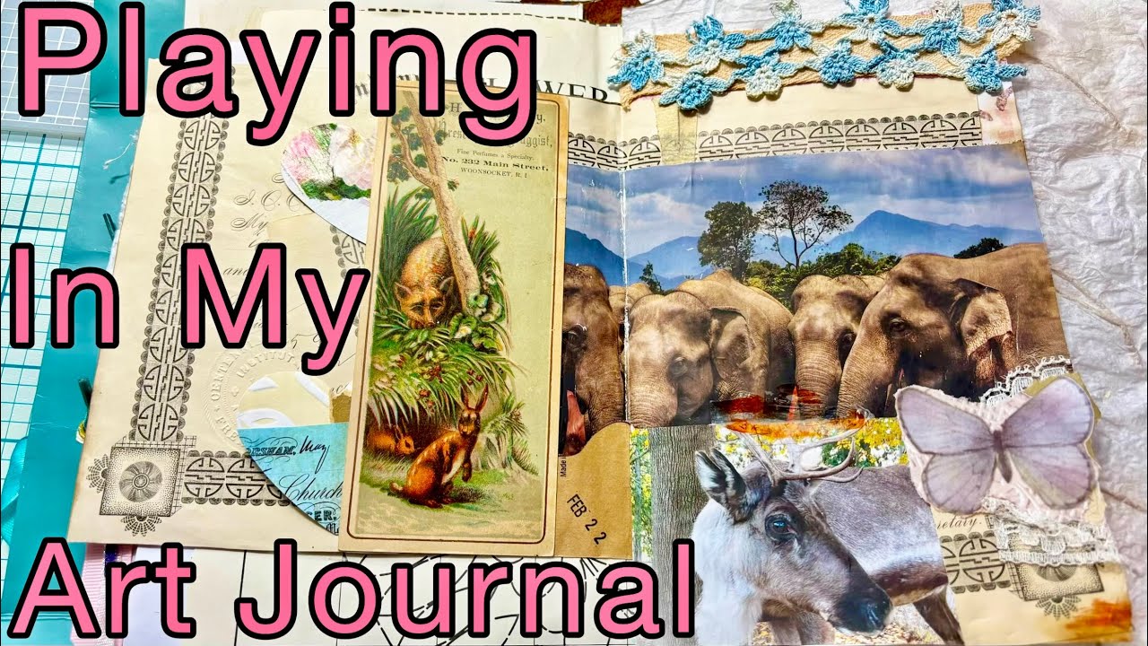 Relaxed Junk Journaling, Simple Layout