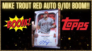 MIKE TROUT AUTO /10! 2022 Topps Tribute Baseball Hobby 6 Box Case Break #18