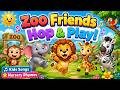 🎶Zoo Friends Hop and Play  Fun Animal Song for Kids  Nursery Rhymes &amp; Kids Songs #KidsSongs #nursery