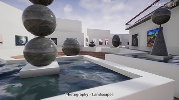 "The Hive" Interactive Virtual Gallery - by Curat10n (demo, unedited real-time video)