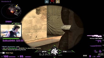 CSGO | 1v3 Clutch Ace On Cache | AK