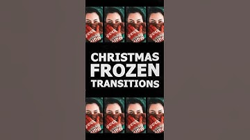 Christmas Frozen Transitions - DaVinci Resolve #davinciresolve #davinciresolvetemplates