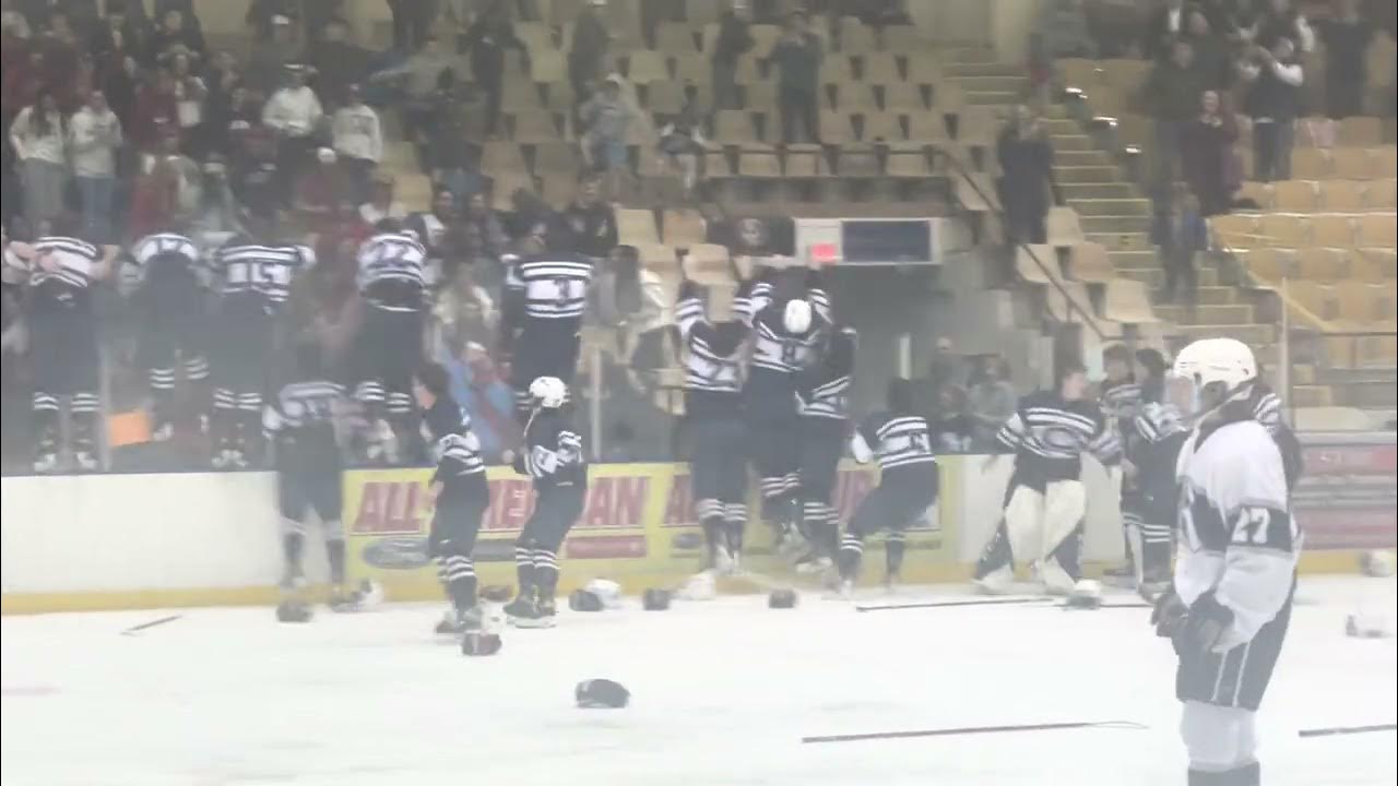 Matt Nacinovich's scores in overtime to win the Mennen Cup for Chatham