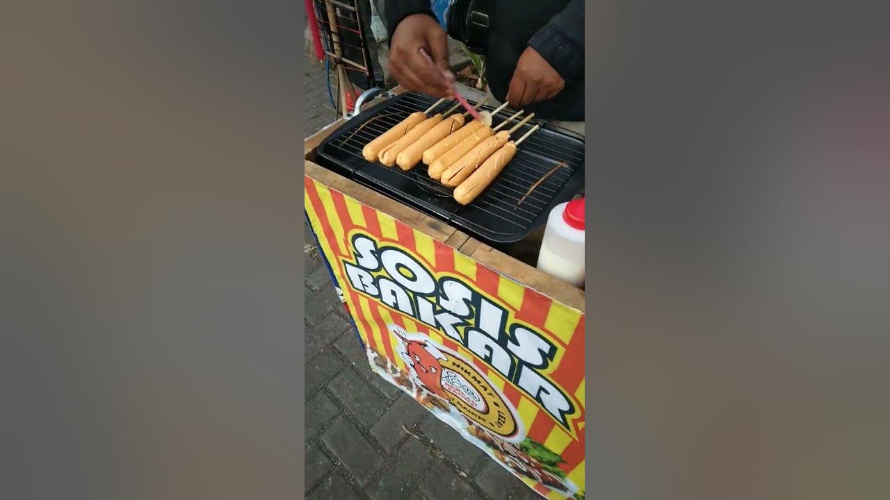 sosis bakar harga nya cuma 5000an saja#videoshort