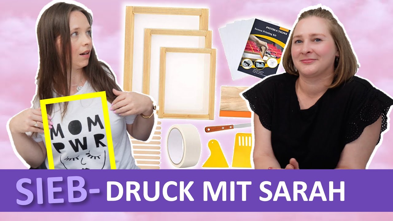 😱 Siebdruck SELBER MACHEN! | Ich teste zusammen mit 