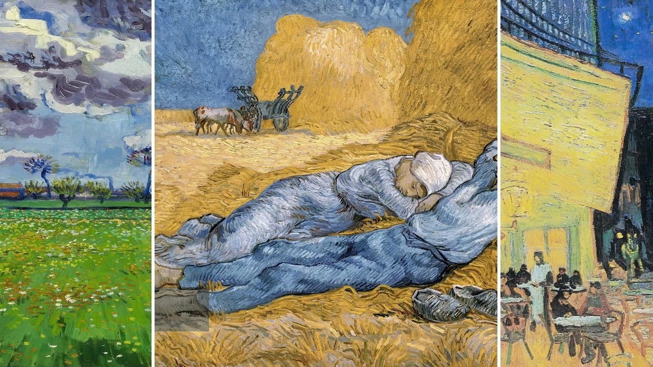 Vincent van Gogh Art TV — Silent Art Gallery · August 11 Morning | The Siesta & others