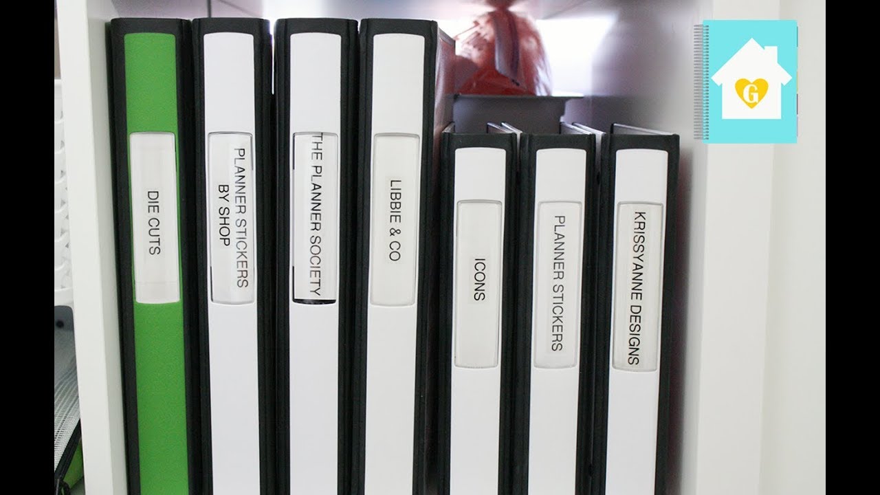 HOW I STORE PLANNER SUPPLIES PLANNER SUPPLY STORAGE YouTube