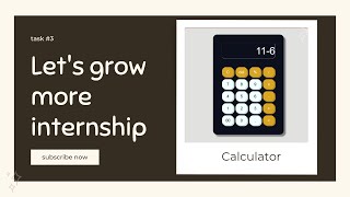 Calculator||lgm 2022 Internship||Task #2||html||css||js