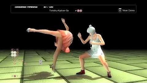 DOA 5 - Kasumi Command Training - Video Movelist