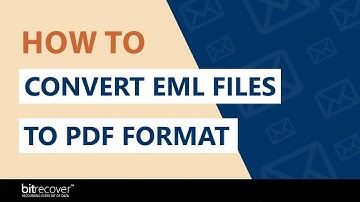 Batch Export EML file to PDF Format?