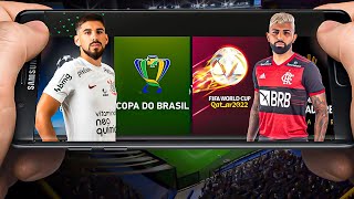 FIFA 16 MOBILE MOD EA SPORTS FC 24 UPDATE NOVO TOURNAMENTS LIBERTADORES E  COPA DO BRASIL 2023