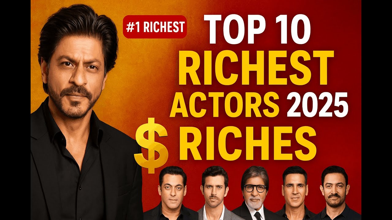 Top 10 Bollywood Actors Net Worth 2025 💰 | Richest Actors in India