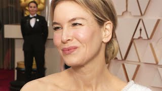 Renée Zellweger on What Went Into Choosing Her Elegant OneShoulder Gown | Oscars 2020