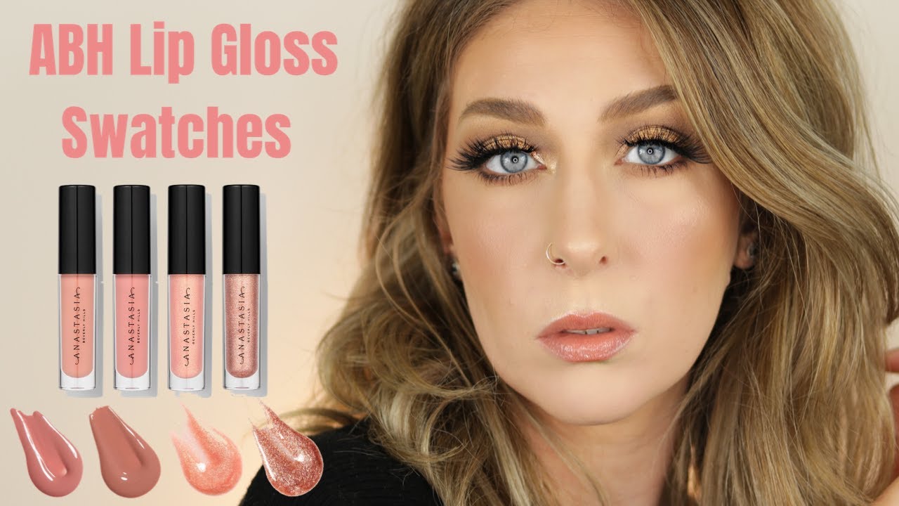 Anastasia Beverly Hills Mini Lip Gloss Set Swatches | Spring 2020 - YouTube