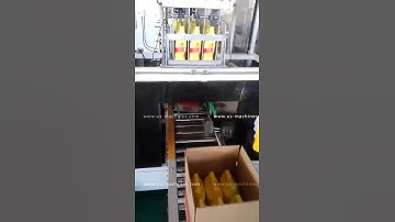 Automatic bottle dropping type cartoning machine bottle encasing machine line