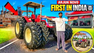 Mahindra Novo 605 4x4 बना दिया First in india biggest Tyre install 🐂 New look Moko mafiya 💀