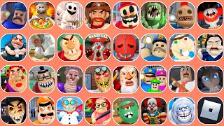 99 NIGHTS IN FOREST PRISON RUN,Escape The Carnival Of Terror,Roblox,MR CRAZY'S CARNIVAL,Papa Pizza's