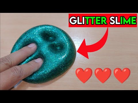 Glitter Slime ASMR l How To Make Glitter Slime l How To Make Slime With Glitter #Shorts