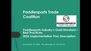 Paddlesports Industry’s Gold Standard – Best Practices: 2026 Implementation Plan