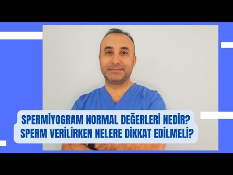 Sperm normal değerleri nedir?  Sperm verilirken nelere dikkat edilmeli?