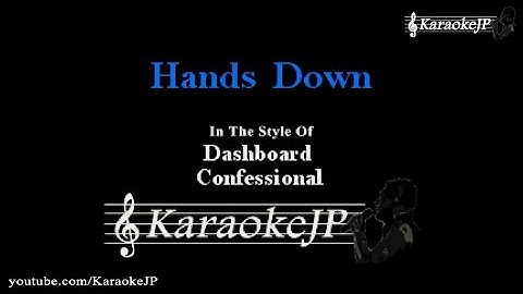 Hands Down Karaoke version - Karaoke performance video thumbnail