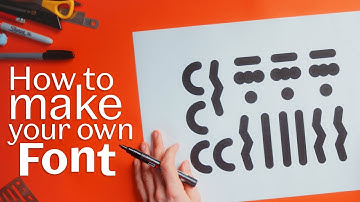How to Make Your Own Modular Font | DIY Typography Tutorial (Beginner-Friendly Guide)