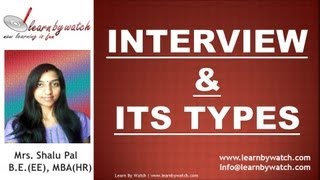 Interview and Its Types (English)