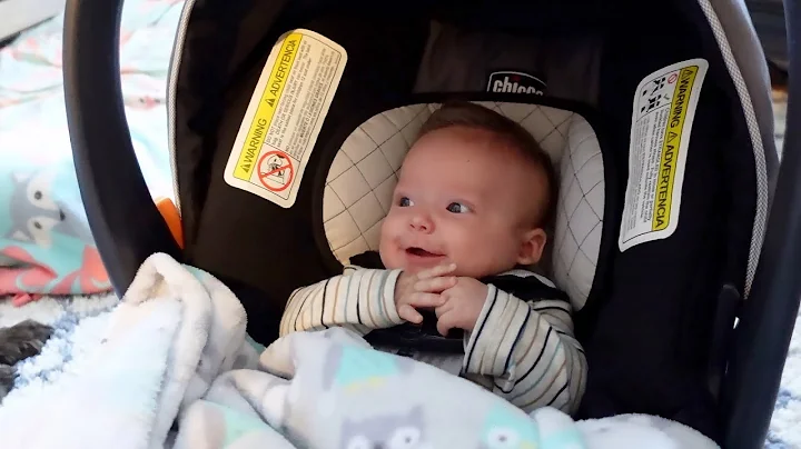 Taking Real Baby on a Walk in Reborn Stroller | Da...