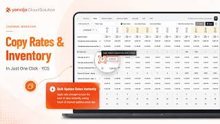 Copy Rates & Inventory Across All Channels in One Click | Hotel Channel Manager | YCS