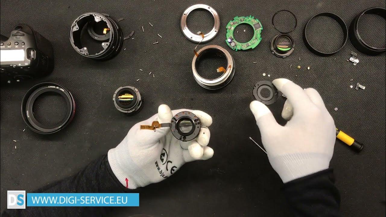 How to repair Canon lens 1635 F 2.8 MK I Error 01(defective optocoupler) YouTube