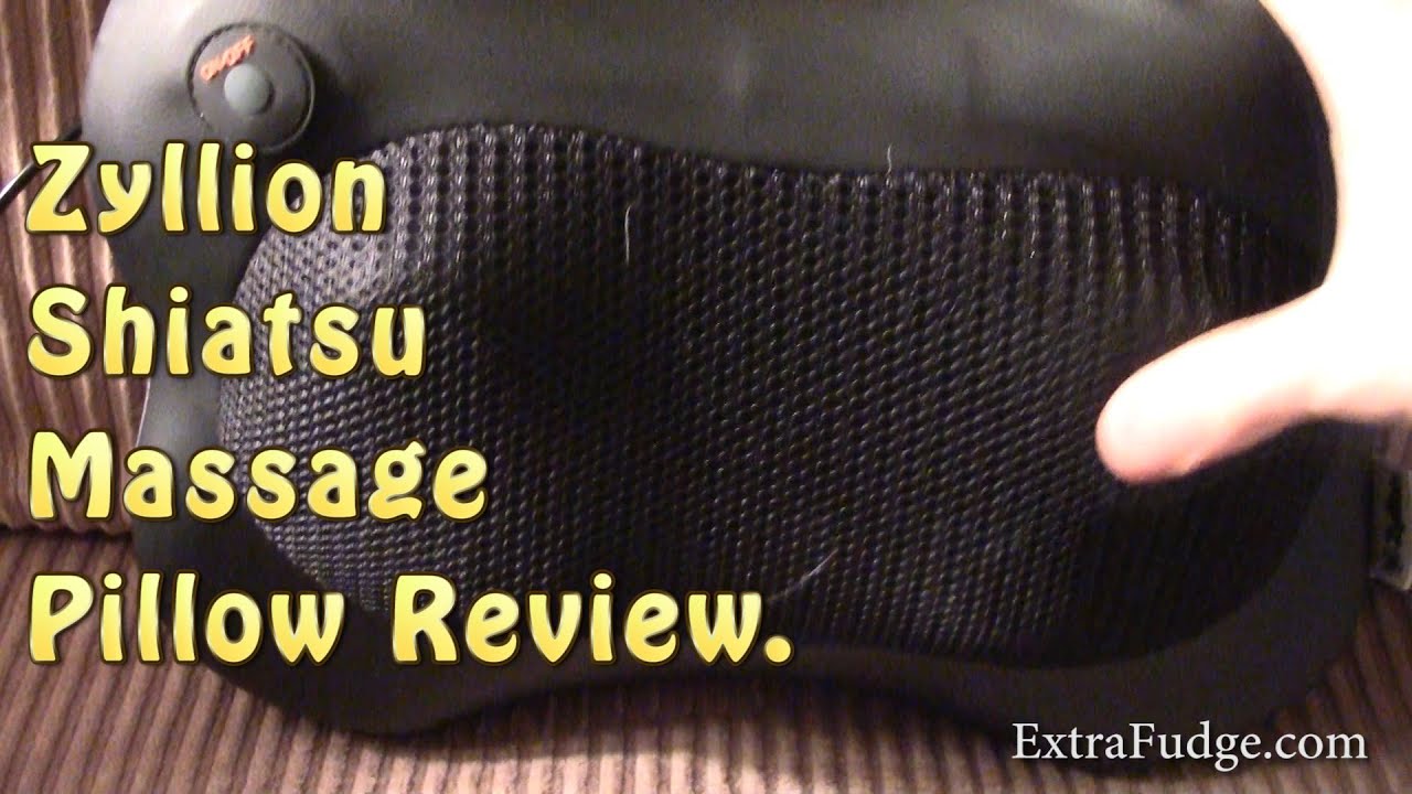 Zyllion Shiatsu Back and Neck Massager Pillow with Heat (ZMA-13)