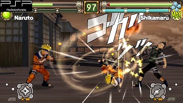 Naruto: Ultimate Ninja Heroes 2: The Phantom Fortress - PSP Gameplay 4k 2160p (PPSSPP)