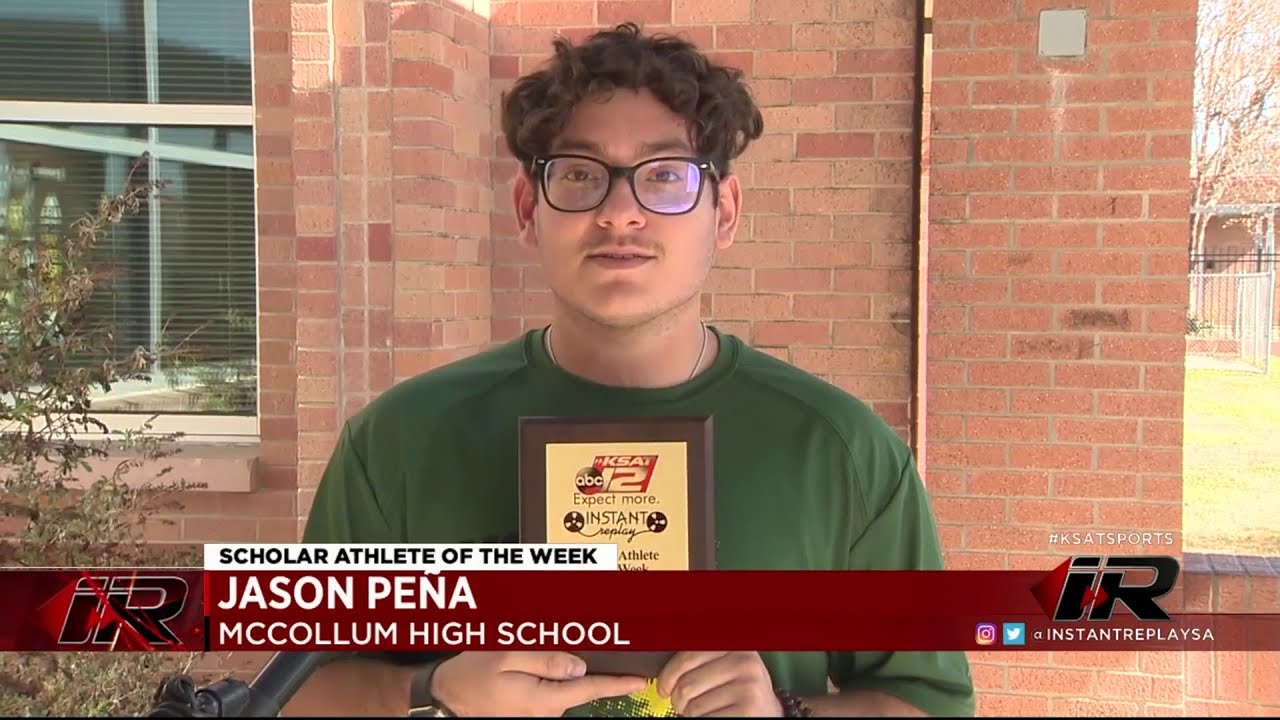 Scholar Athlete Jason Pena, McCollum High School YouTube